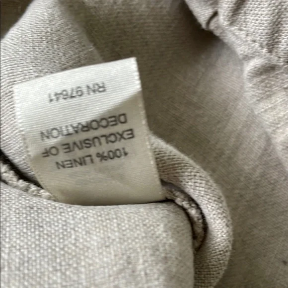 J Jill 100% linen adorable eyelit skirt size small light cream color - Picture 6 of 7